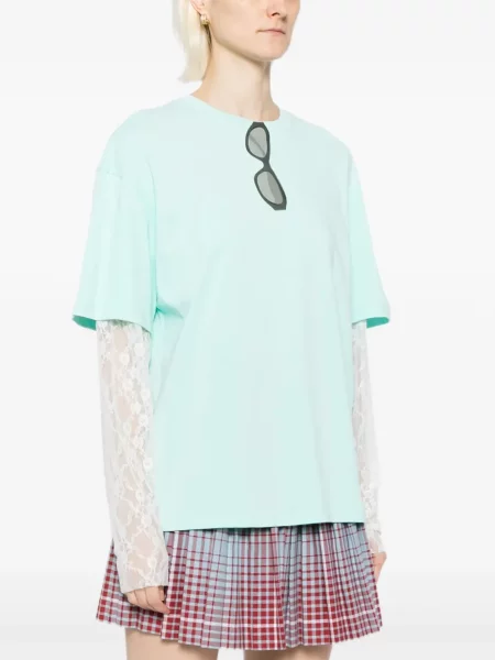 Tricou Ground Zero cu imagine verde