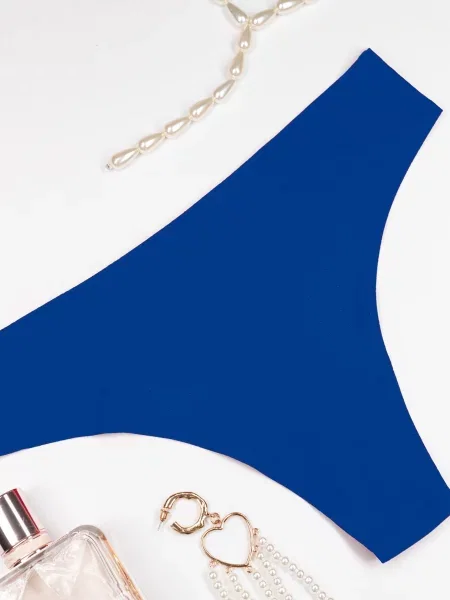 ISSA Plus Труси без підкладки синій