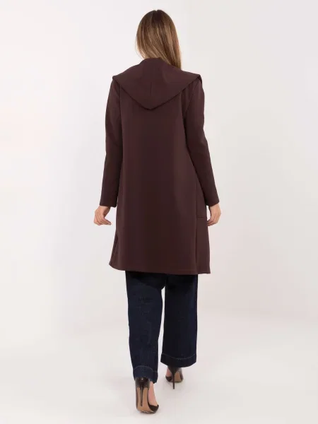 Палто Factory Price с качулка кафяво