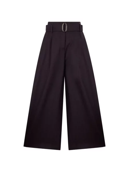 Cu centură pantaloni palazzo Moorer negru