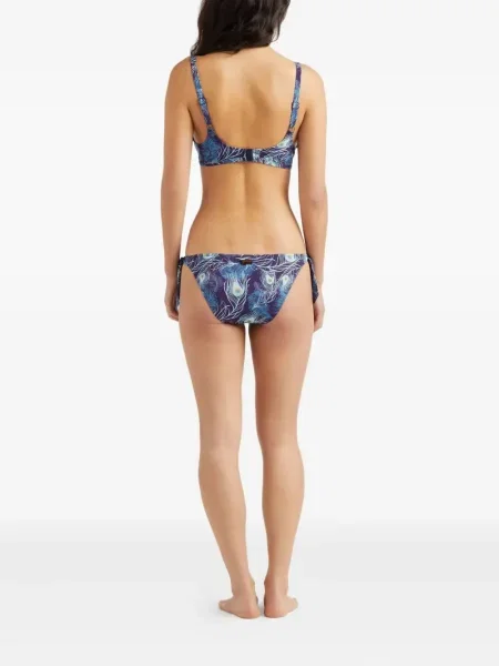 Bikini Vilebrequin cu imagine albastru