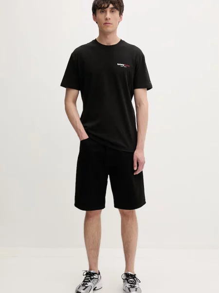 Tommy Jeans kratka majica črna