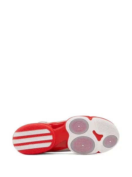 Бягане топ Adidas на цветя сиво