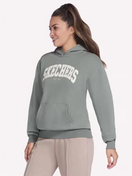 Худи Skechers серое