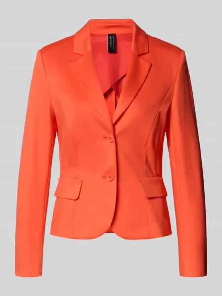 Żakiet o kroju slim fit z mieszanki Marc Cain