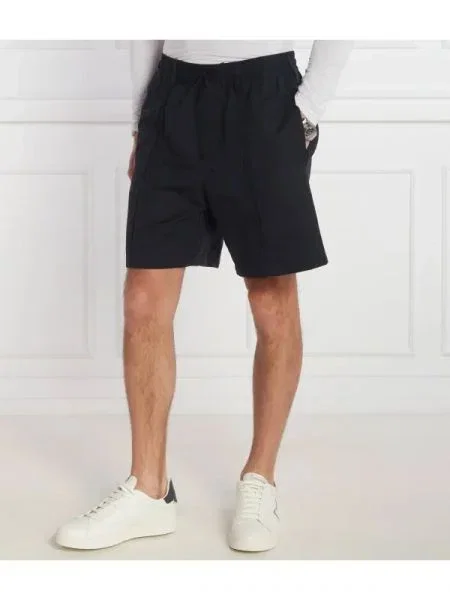Emporio Armani len rövidnadrág kék