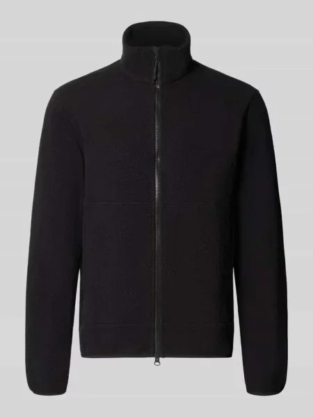 Kardigan rozpinany o kroju regular fit ze stójką model JASON' Only & Sons czarny