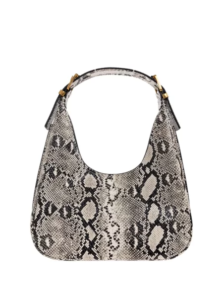 Kožené malé kotníkové boty Michael Michael Kors hnědé