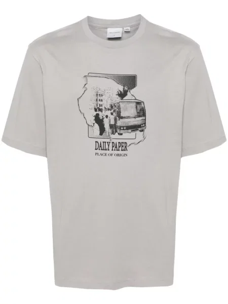 Tricou Daily Paper gri