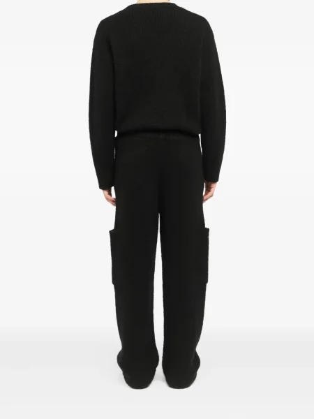 Pantaloni Alanui tricotate negru