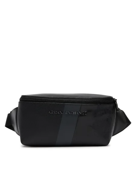Geantă Armani Exchange din piele negru