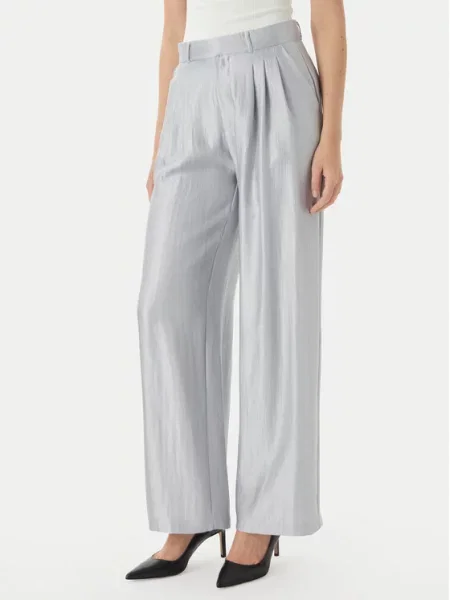 Eleh Spodnie materiałowe Błękitny niebieskie