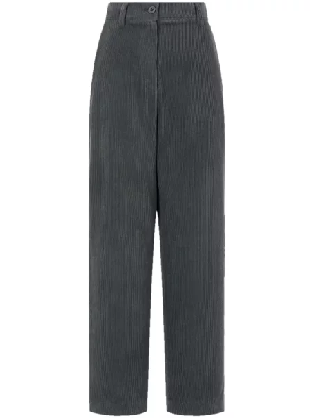 Pantaloni Studio Tomboy de catifea cord gri