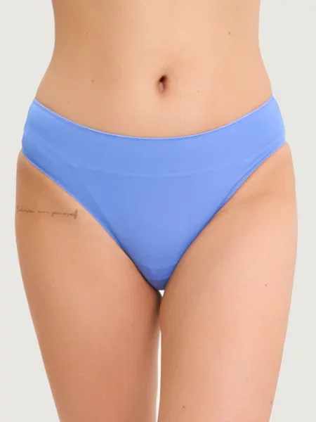 Женские однотонные трусики бежеві