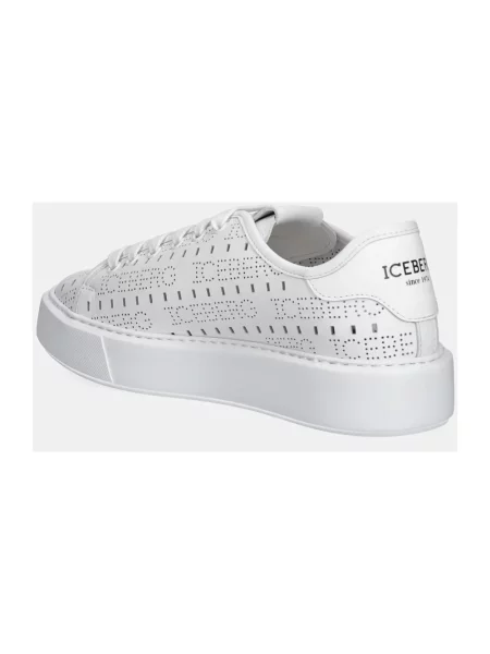 Iceberg sneakersy skórzane Bozeman biały