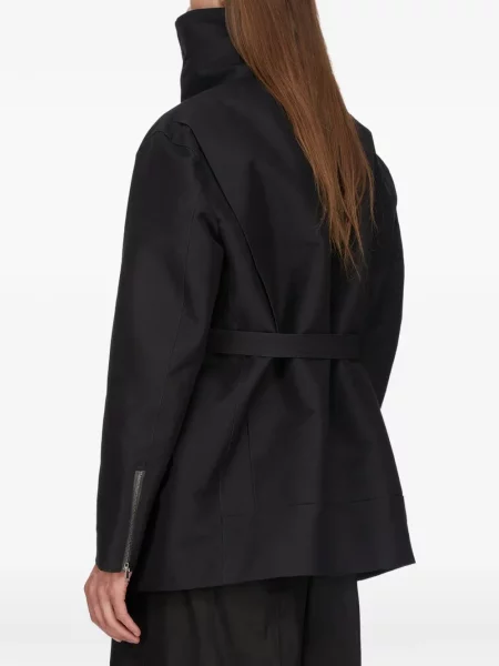 Cu centură geacă Rick Owens negru