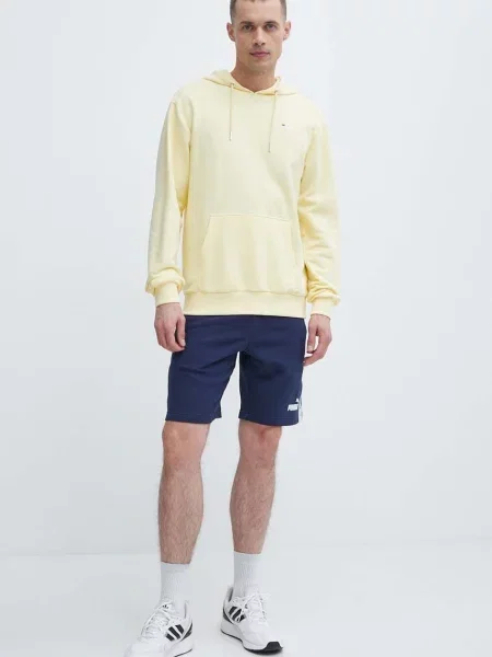 Fila bluza Bengel z kapturem gładka żółty
