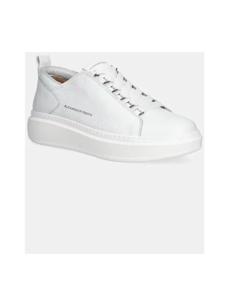 Sneakersy Alexander Smith skórzane białe