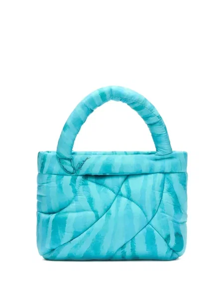 Matlasat geantă shopper Roberto Cavalli albastru