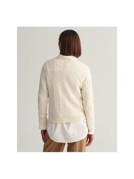 Sweter Gant biały