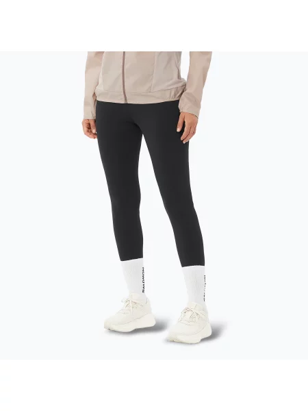 Női futó leggings Salomon SHAKEout Core mély SHKout Core fekete