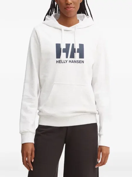 Hanorac cu glugă Helly Hansen cu imagine alb
