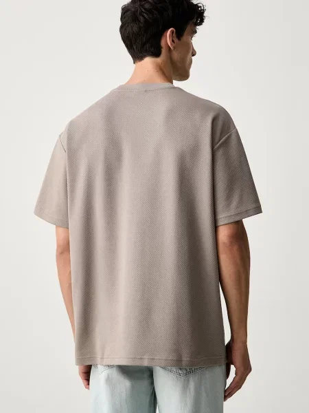 Puma T-shirt z bawełną Essentials Elevated beżowa