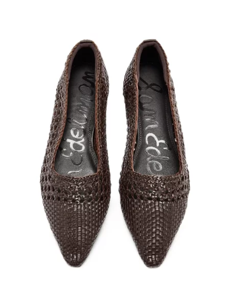 Pantofi cu toc Sam Edelman fără toc maro
