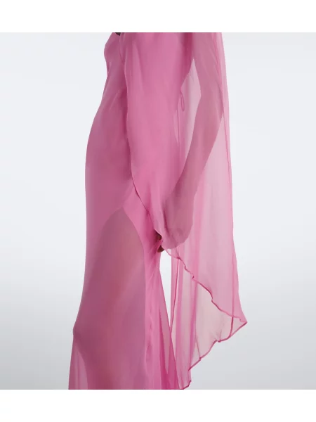 Rochie The Sei de mătase roz
