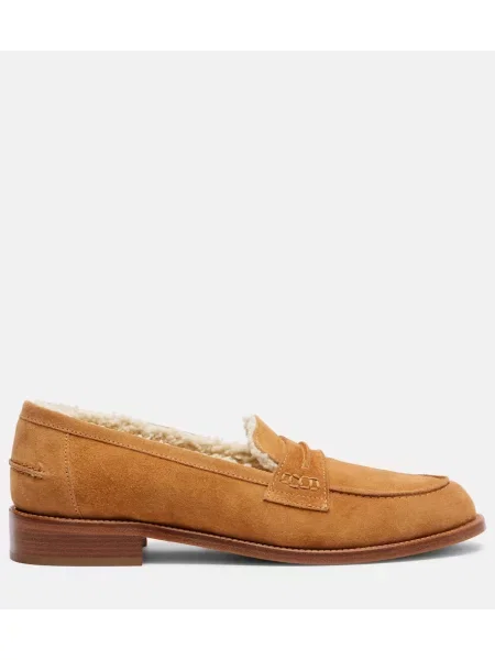 Loaferke Paris Texas iz semiša bež
