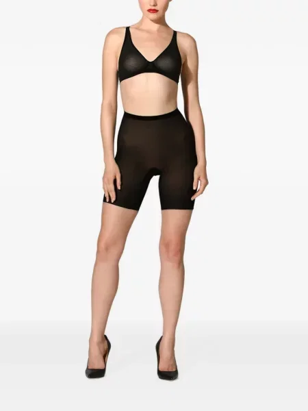 Pantaloni scurți Wolford din tul negru