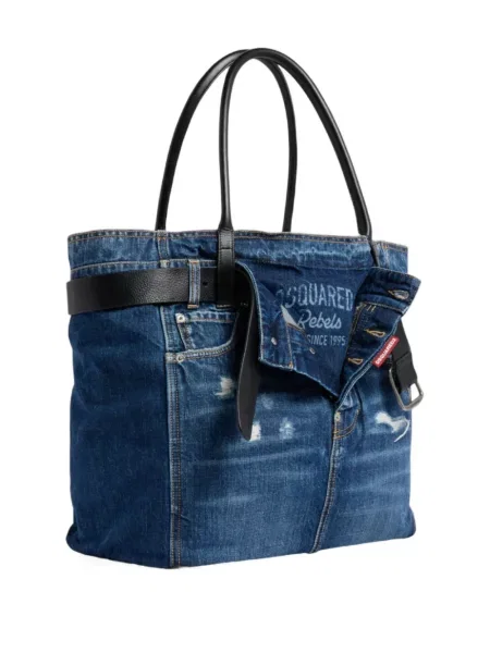 Geantă shopper Dsquared2 albastru