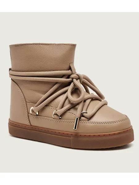 INUIKII Bocanci Full Leather | piele bej