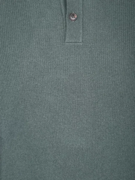Tricou polo Dell'oglio tricotate verde