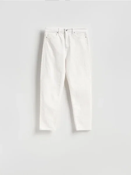 Reserved Blugi mom slim fit crem