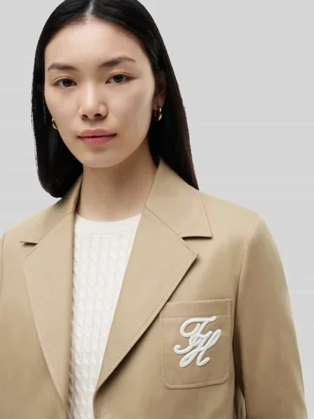 Kurtka krótka o kroju regular fit z czystej bawełny Tommy Hilfiger
