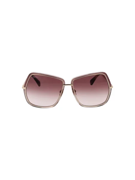Okulary przeciwsłoneczne Max Mara gradientowe żółte