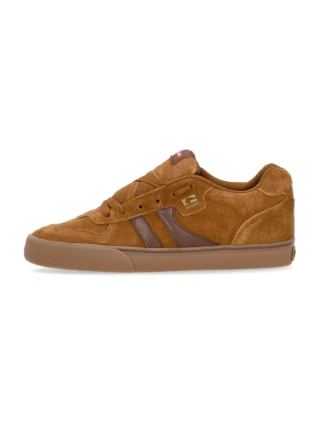 Sneakersy Globe zamszowe brązowe