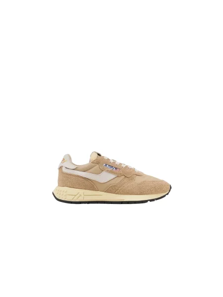Sneakersy Autry brązowe
