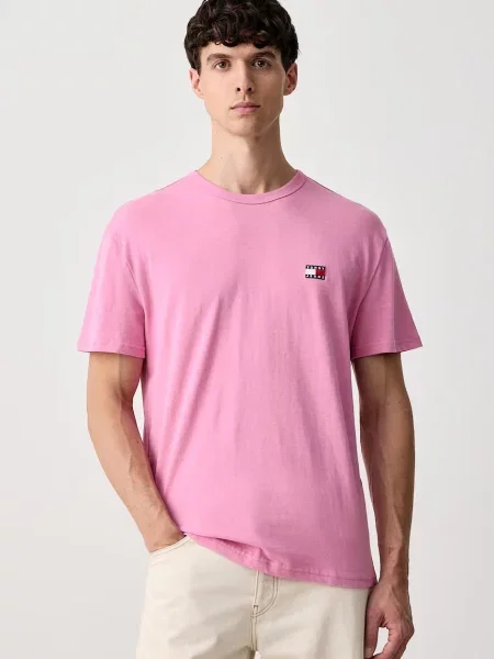 Tommy Jeans tričko růžové