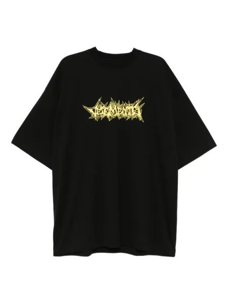 Tricou Vetements cu imagine negru