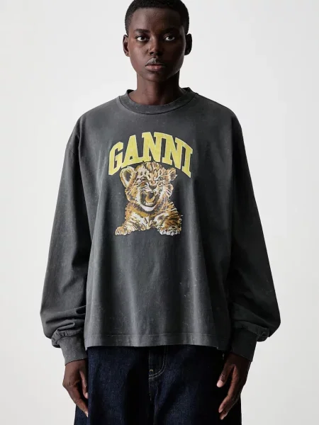 GANNI longsleeve szara