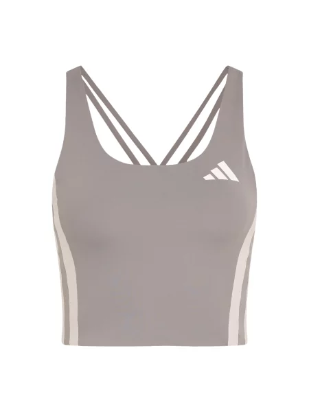 ADIDAS PERFORMANCE Sport top Adizero Archive gri / murdar alb