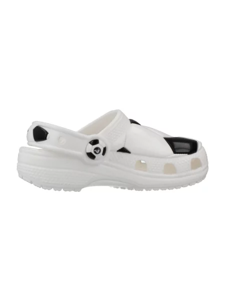Crocs Šľapky Classic Soccer Ball Clog T Biela čierna