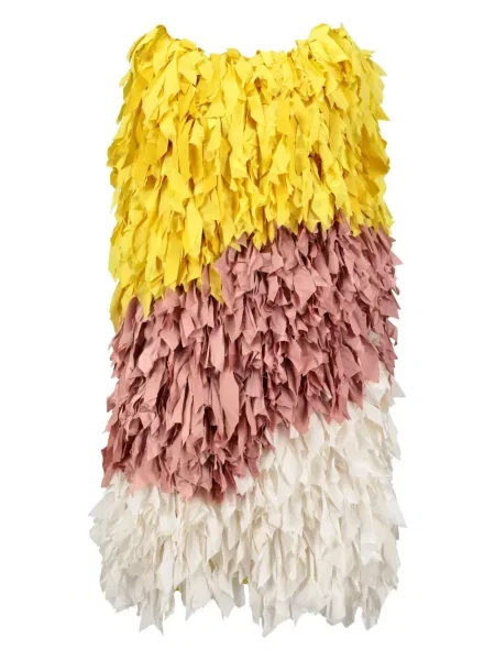 Mała mały sukienka mini Gianluca Capannolo garniturowa żółta