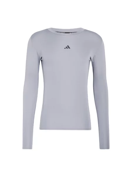 ADIDAS PERFORMANCE Tricou funcțional TECHFIT Compression Training Long Sleeve gri negru