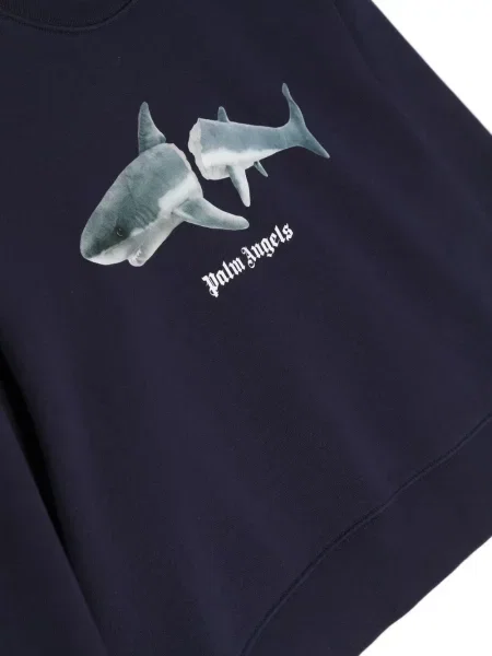 Bluza dziecięca Palm Angels niebieska