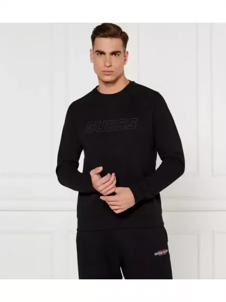 GUESS ACTIVE Hanorac New Aldwin negru