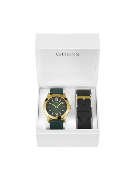 Zegarek Guess skórzany żółty