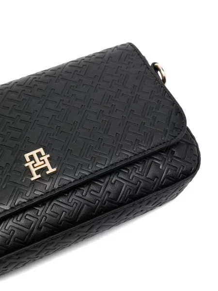 Body Tommy Hilfiger cu autograf negru